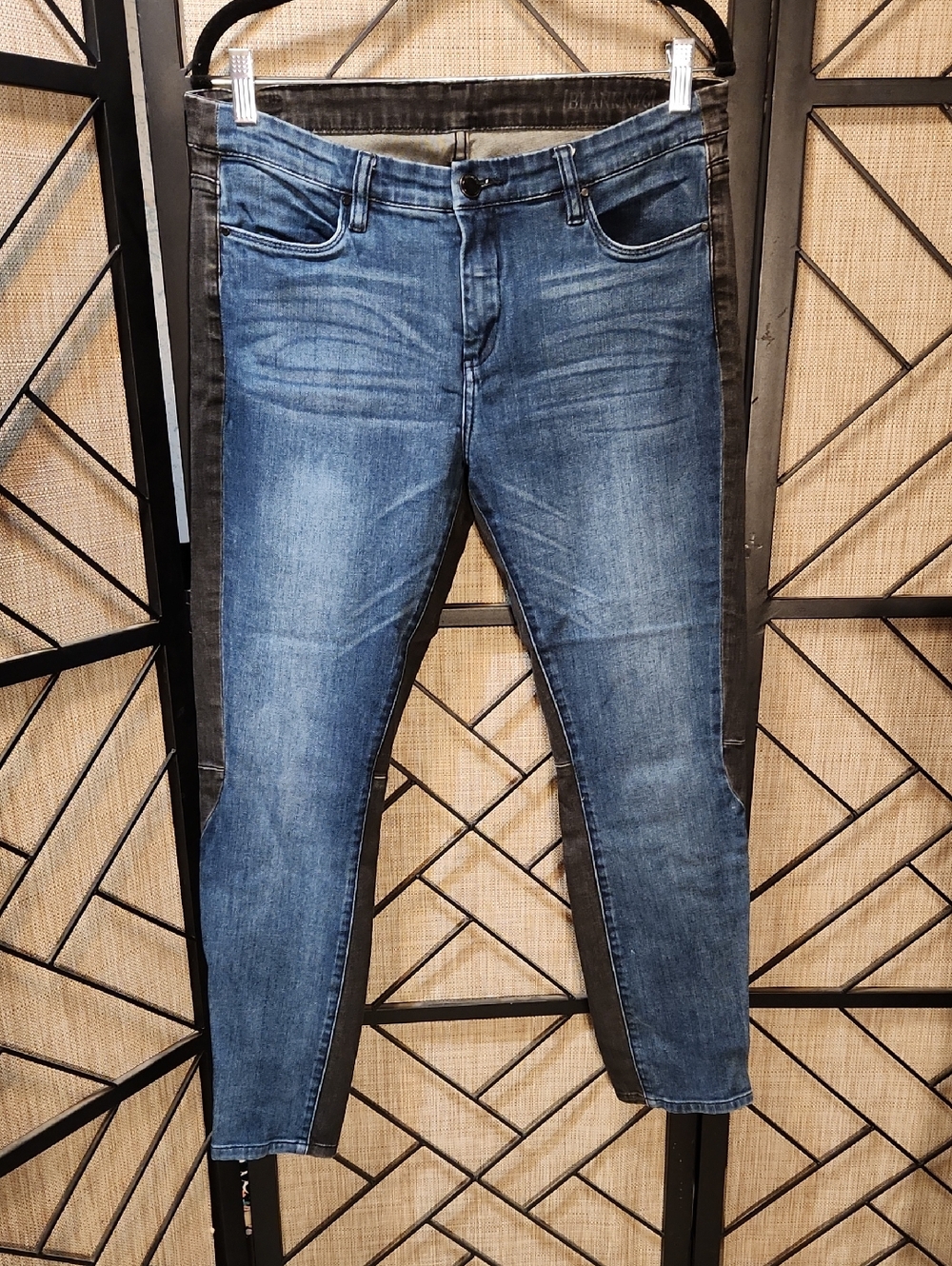 Blank NYC Two Toned Blue Black Jeans